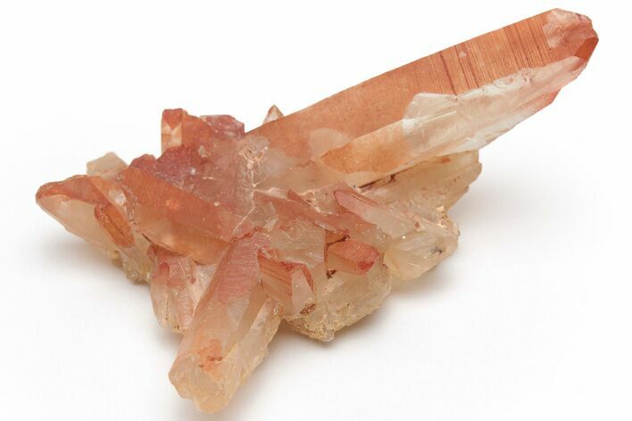 Natural Red Quartz Crystal Cluster - Morocco #218971